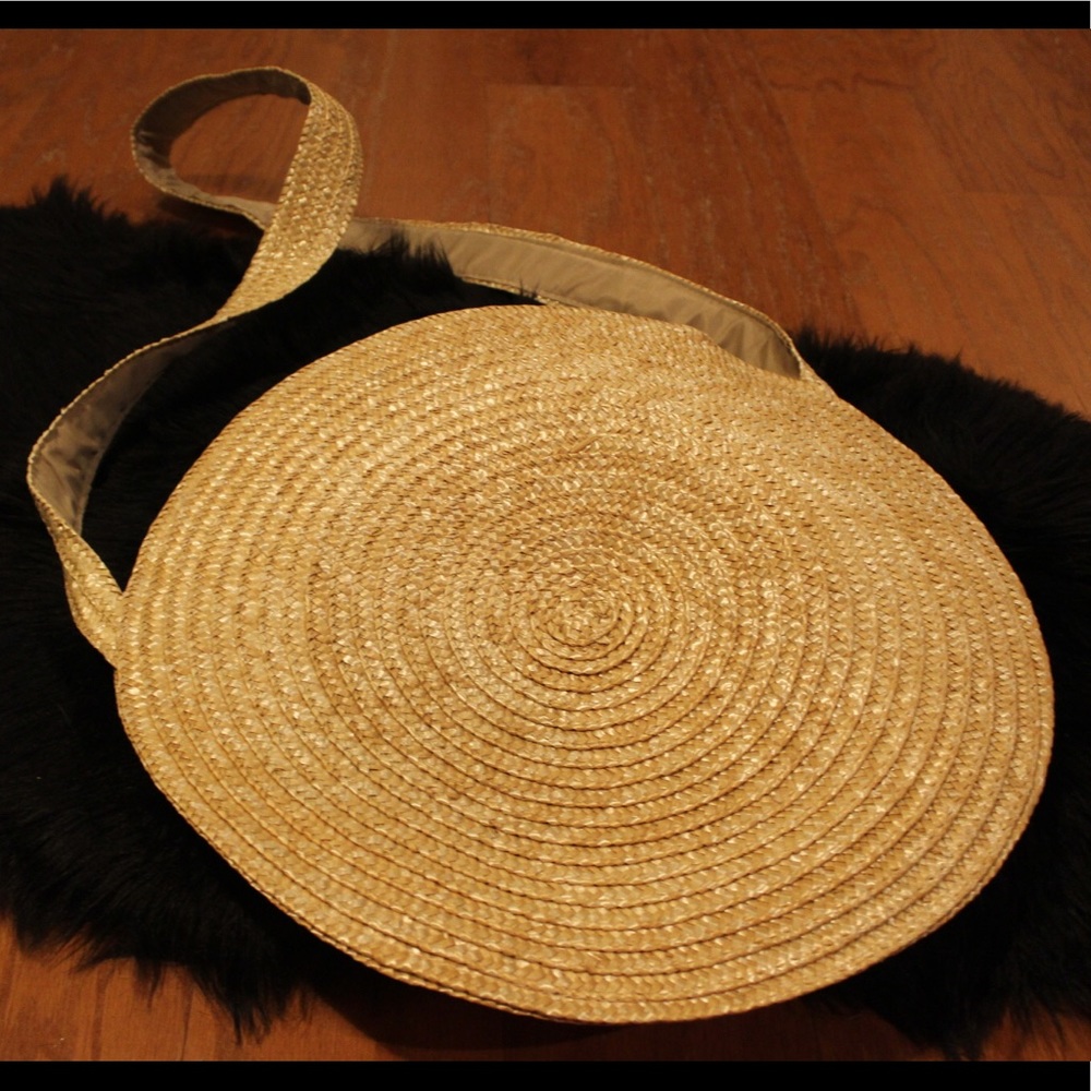 Large Round Straw Bag